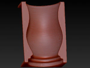 3D модель для бетонной вазы h25см 3D Принт Модель