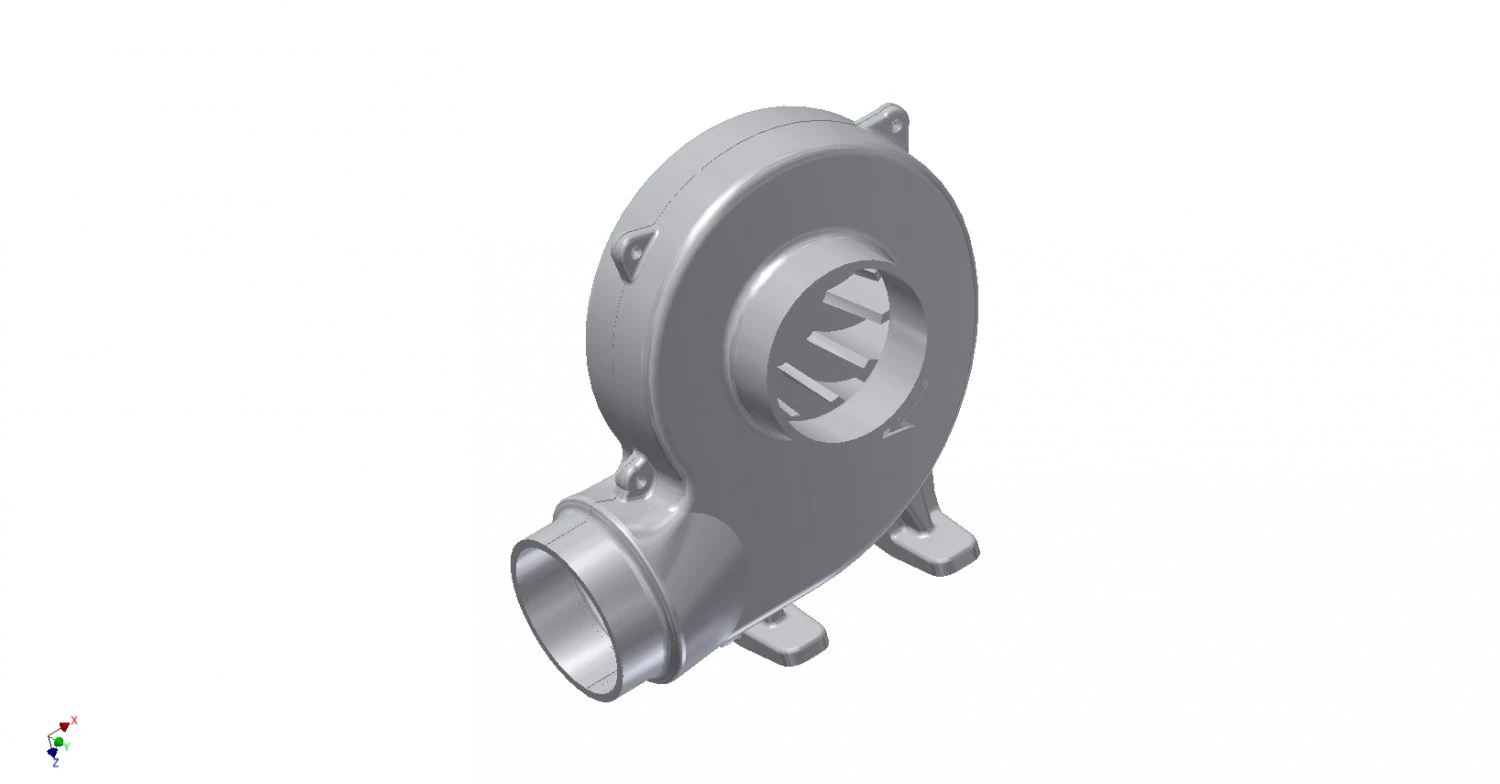 air exhauster blower 3D Model .c4d .max .obj .3ds .fbx .stl .blend 