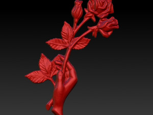 rose wall decoration 3D Print Model