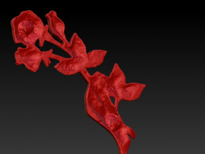 rose wall decoration 3D-Druckmodell