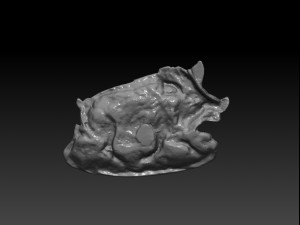 wild boar ashtry 3D Принт Модель