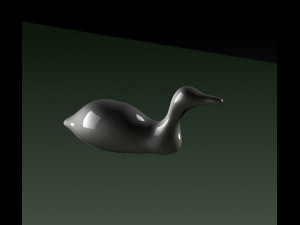 duck deco Model Cetak 3D
