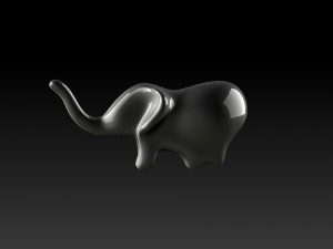 elephant figure 3D Print Model