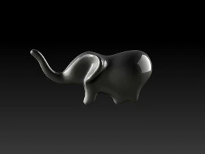 фігура слона 3D Принт Модель