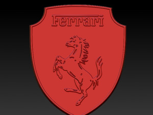 ferrari wall plaque 3D Print Model