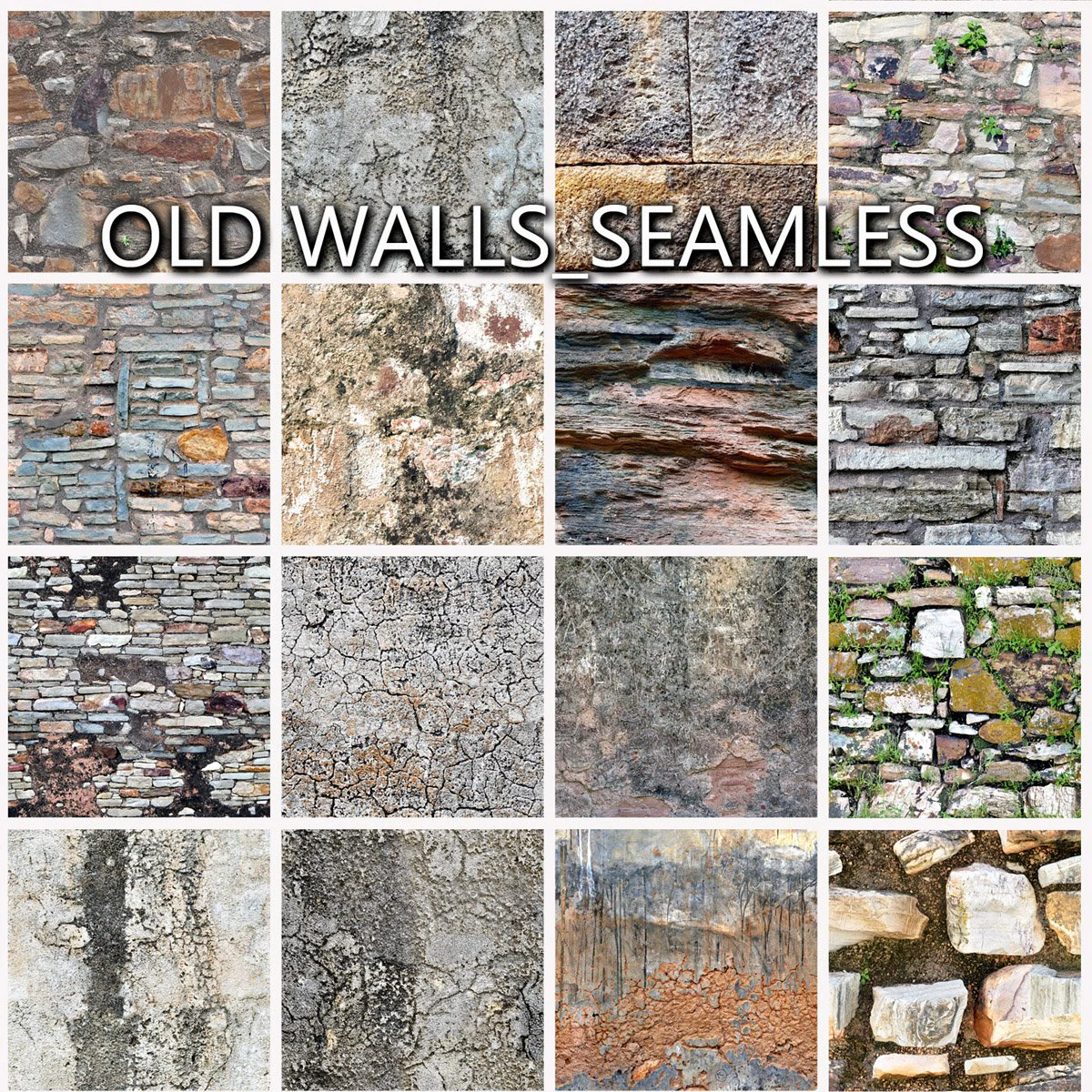 old wallsseamless CG Textures .c4d .max .obj .3ds .fbx .stl .blend 