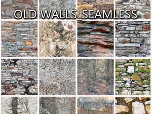 old wallsseamless CG Textures