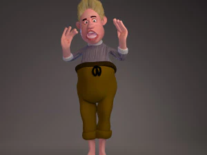 cartoon character 3D Model