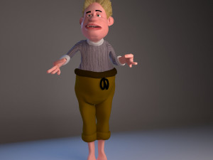 cartoon character 3D Model