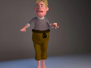 cartoon character 3D Model