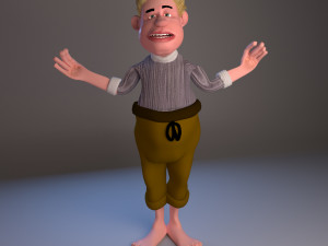 cartoon character 3D Model