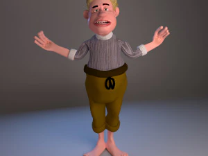 cartoon character 3D Model