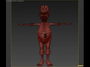 cartoon character 3D Model
