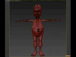 cartoon character 3D Model