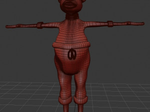 cartoon character 3D Model