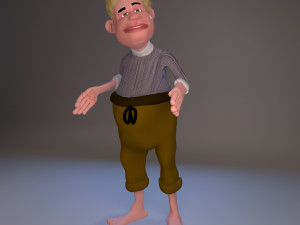 cartoon character 3D Model