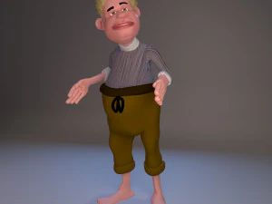 cartoon character 3D Model