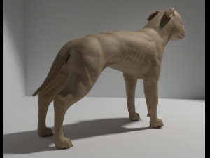 pitbull 3D Print Model