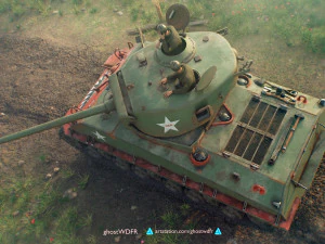 Sherman M4A3 76W with full interior 3D Model