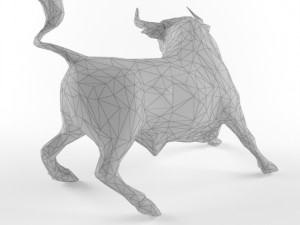 bull low poly taurus animal lowpoly 3D Model