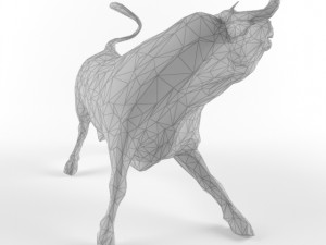 bull low poly taurus animal lowpoly 3D Model