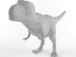 low poly t rex tyrannosaurus prehistoric dinosaur low-poly 3Dモデル