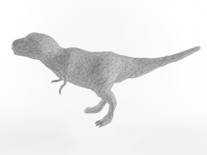 low poly t rex tyrannosaurus prehistoric dinosaur low-poly 3Dモデル