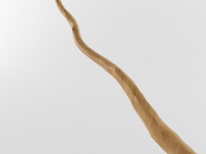 wooden stick branch staff low poly game ready asset low-poly Modello 3D