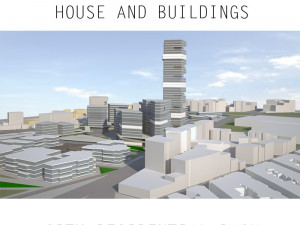 low poly city urban area - metropolitan cityscape landscape low-poly 3D 모델