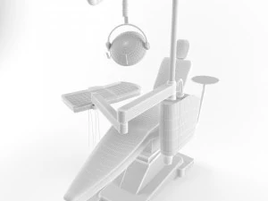 dentist chair high quality dental 3D Model