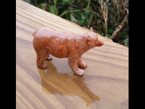 brown bear 3Dプリントモデル