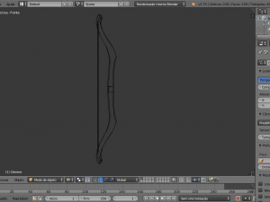 bow and arrow low poly 3D Модель