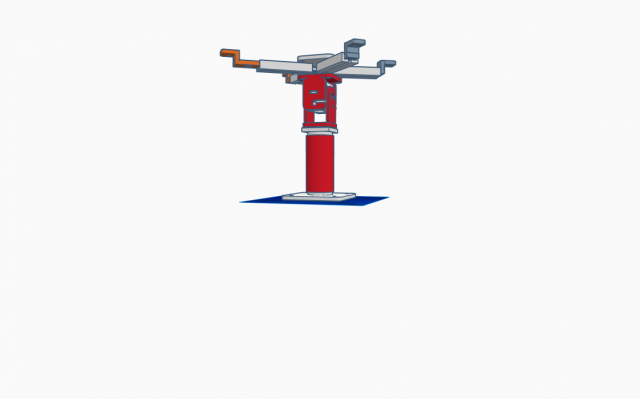 universal projector bracket Modelo 3D .c4d .max .obj .3ds .fbx .stl .blend 