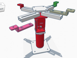 universal projector bracket Modelo 3D