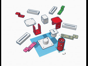 universal projector bracket Modelo 3D