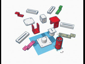 universal projector bracket 3D Model