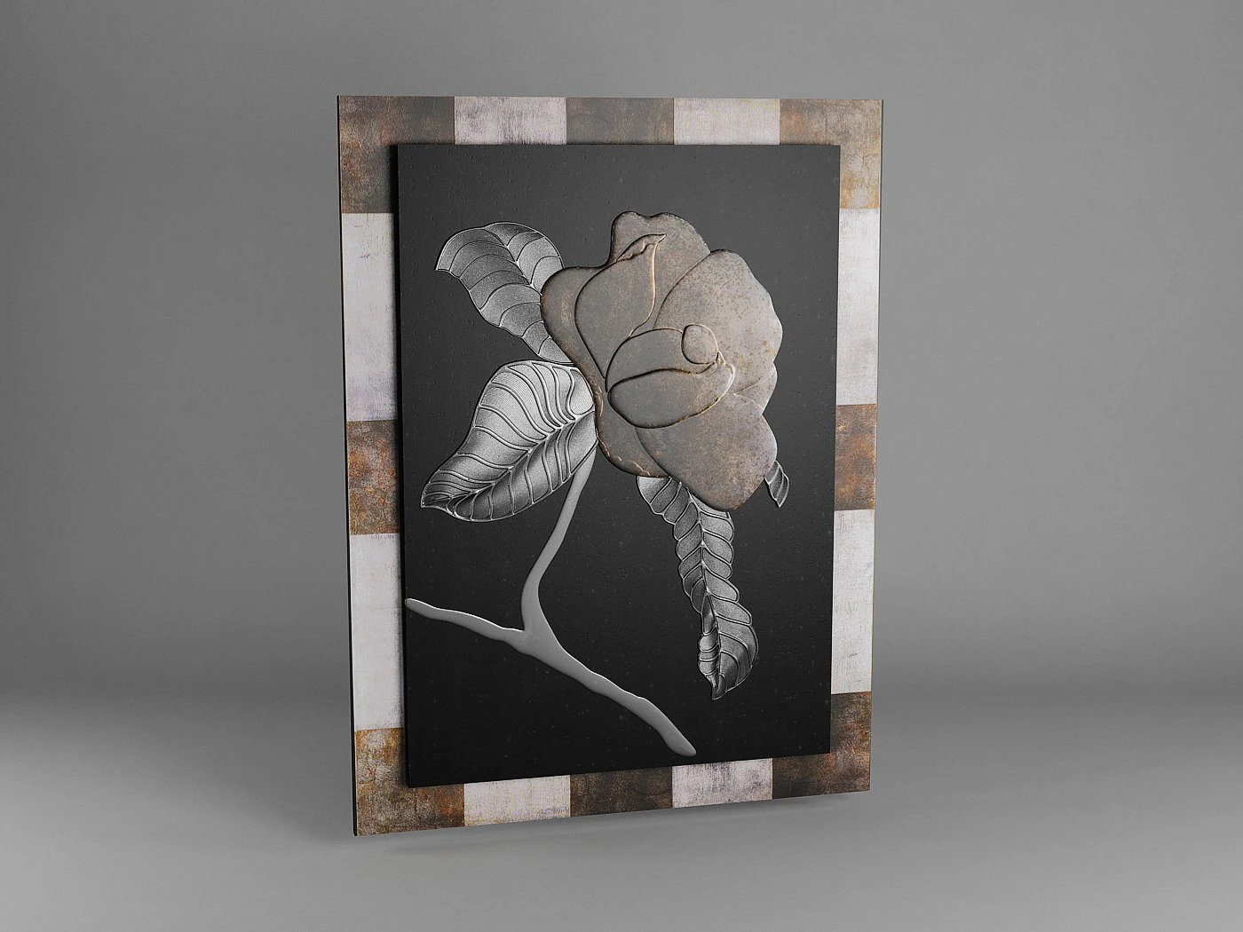 alchymia camelia silver 3D Model .c4d .max .obj .3ds .fbx .stl .blend 