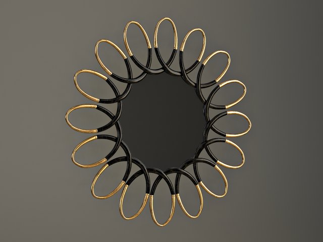 hand carved flower loop by christopher guy Model 3D .c4d .max .obj .3ds .fbx .stl .blend 