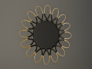 hand carved flower loop by christopher guy 3D मॉडल