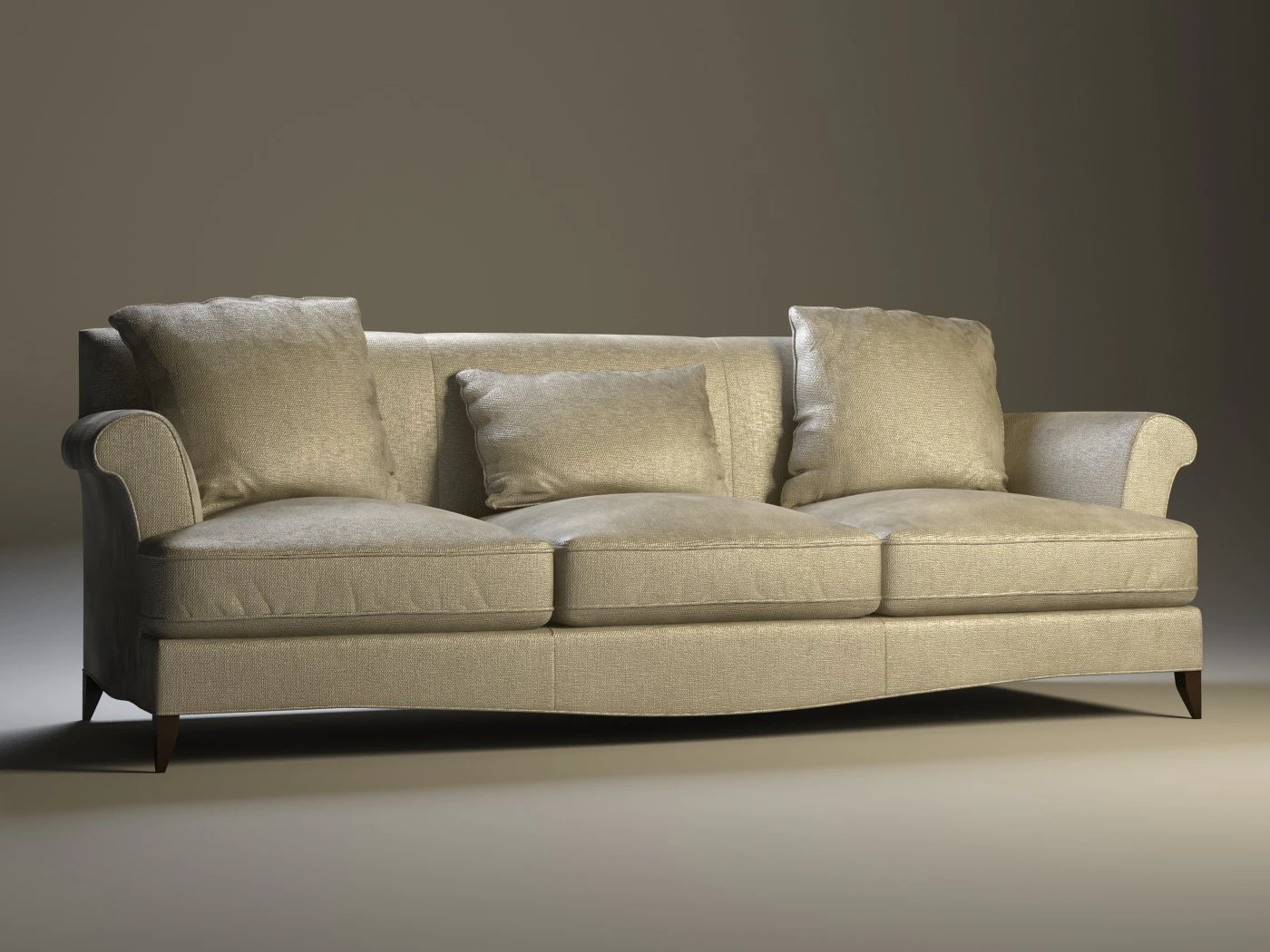 baker sofa 3D Model .c4d .max .obj .3ds .fbx .stl .blend