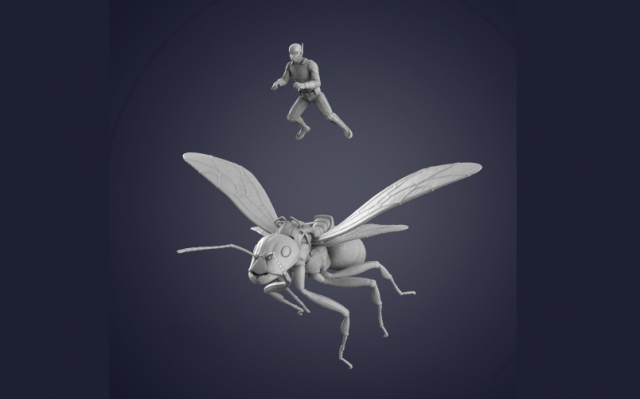 ant man stl printing Modelo de Impressão 3D .c4d .max .obj .3ds .fbx .stl .blend 