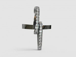 Diamantkreuz 3D Modell