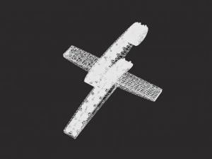Diamond cross 3D Model