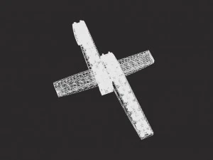 Diamond cross 3D Model