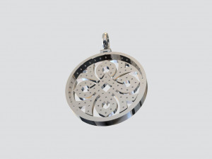 Pendant with diamonds or other gemstones 3D Модель
