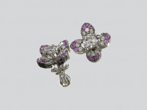 Flower earrings 3D-printmodel
