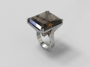 Cocktail ring 3D Model