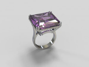 Cocktail ring 3D Model