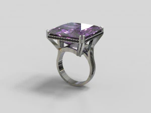 Cocktail ring 3D Model