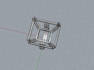 Cocktail ring 3D Modell